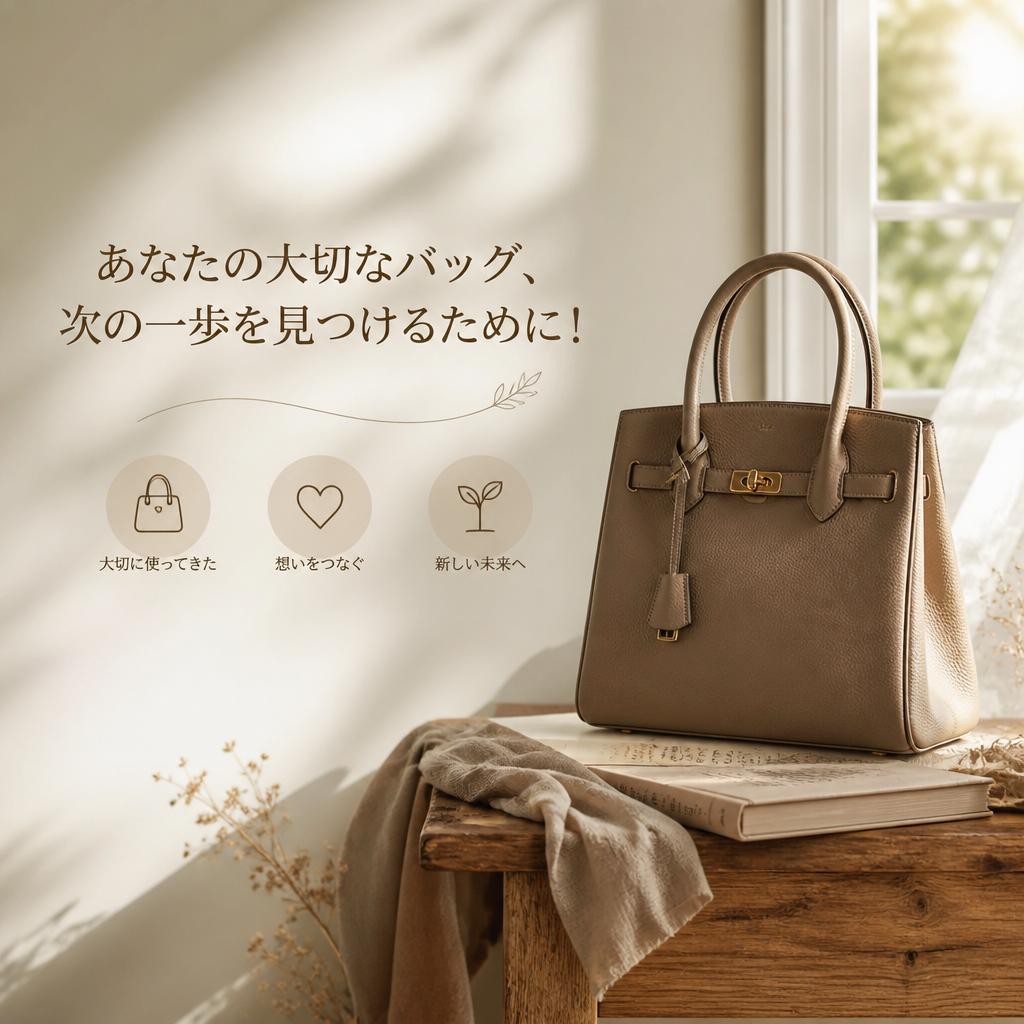 あなたの大切なバッグ、次の一歩を見つけるために！