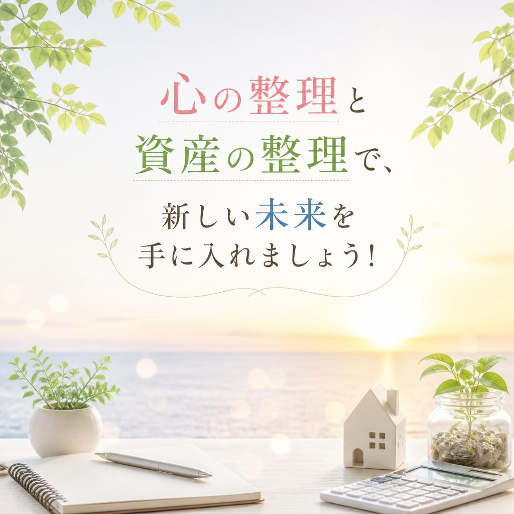 心の整理と資産の整理で、新しい未来を手に入れましょう！